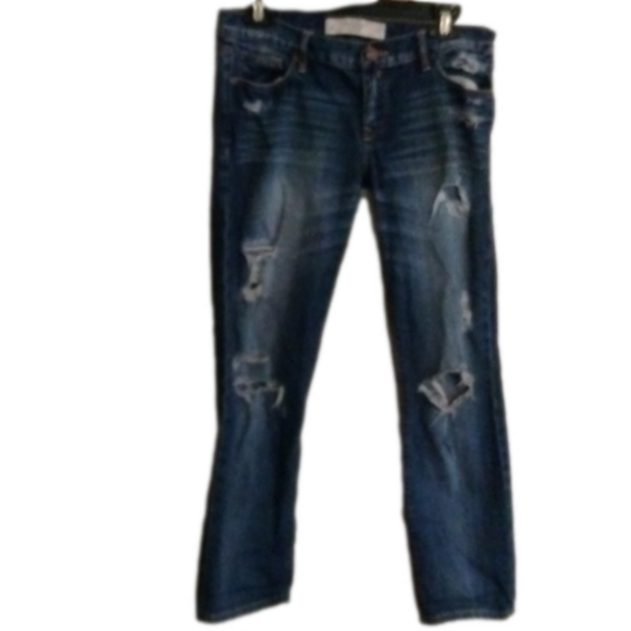 Abercrombie & Fitch Denim - Abercrombie & Fitch distressed jeans. Size 27. Shorter length.